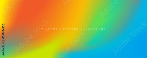 Colorful gradient background vibran color design vector