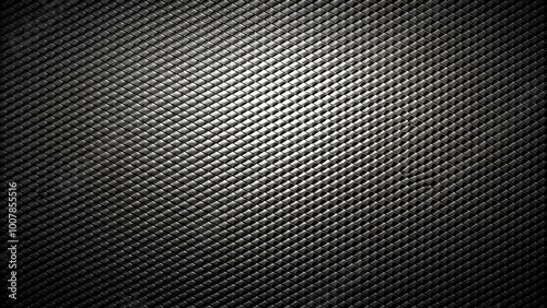 Procedural vintage metallic knurled carbon fiber background in deep black, carbon fiber, vintage, metallic, knurled, texture