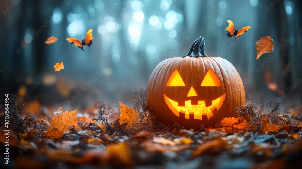Halloween pumpkin scary jack o lantern holiday background Halloween pumpkin scary jack o lantern holiday background