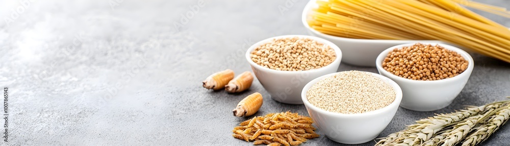 Innovative Insect Pasta High-Protein Eco-Friendly Meal - Embracing Sustainable Farming and Nutritious Low-Carbon Cooking for the Future of Food Innovative Insect Pasta High-Protein Eco-Friendly Meal - Embracing Sustainable Farming and Nutritious Low-Carbon Cooking for the Future of Food