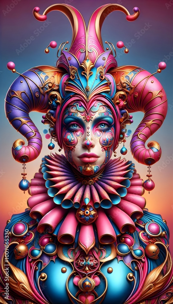 Fototapeta premium Carnaval de Máscaras Majestuosas