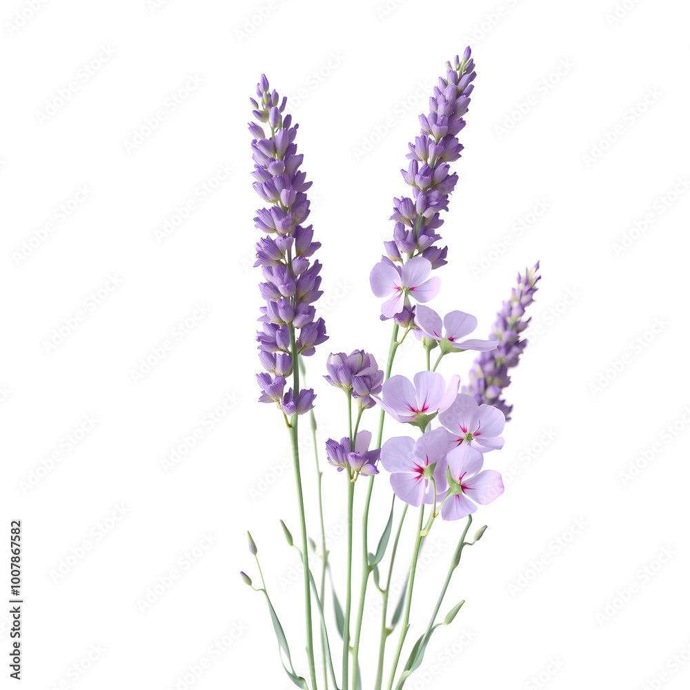 Naklejka premium lavender isolated