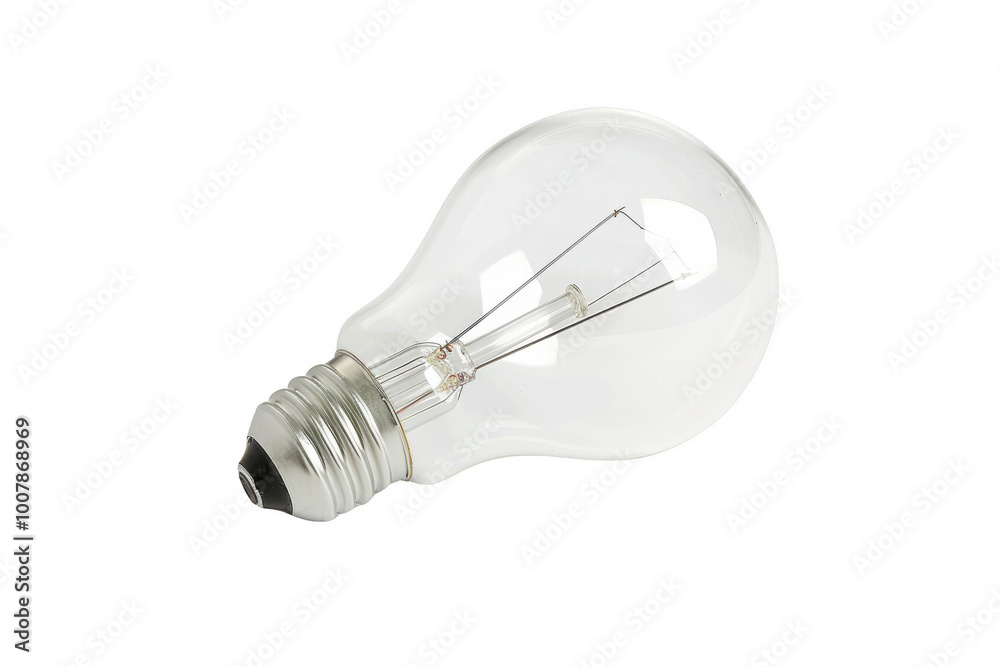 Transparent Incandescent Light Bulb: A Visual Representation of Ideas and Inspiration Transparent Incandescent Light Bulb: A Visual Representation of Ideas and Inspiration