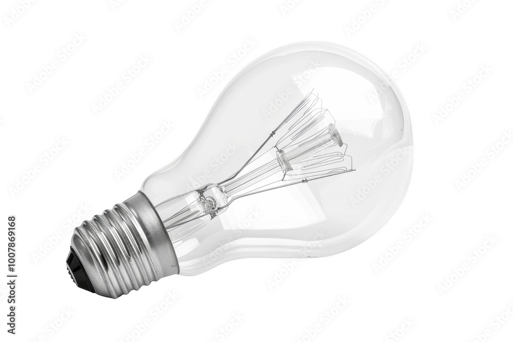 Transparent Light Bulb - A Symbol of Clarity and Innovation Transparent Light Bulb - A Symbol of Clarity and Innovation