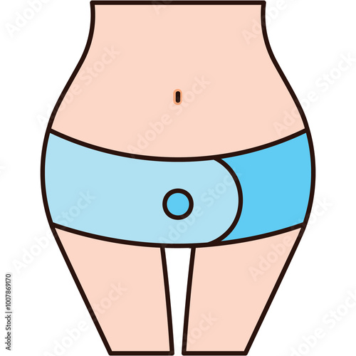 Maternity Support Belt Sticker