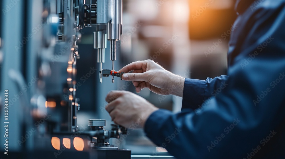 Precision Manufacturing: A Worker's Focus Precision Manufacturing: A Worker's Focus