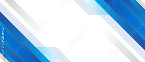 Vibrant blue diagonal lines stretch across a white backdrop, creating an artistic and modern look that inspires creativity and innovation.