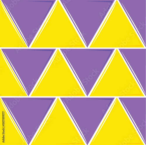 Colorful Geometric Triangle Pattern