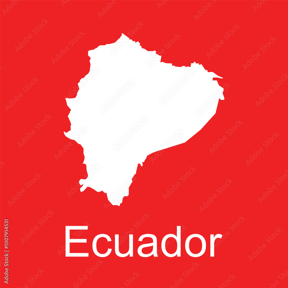 Ecuador country map icon Ecuador country map icon