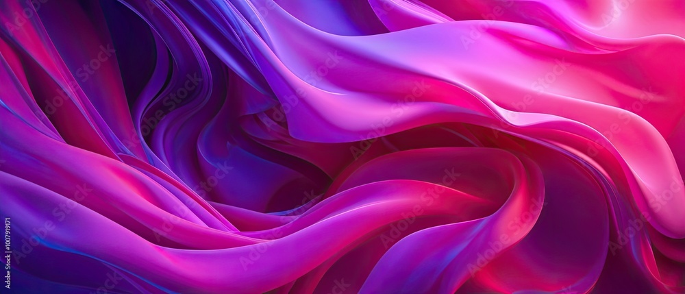 Obraz premium Abstract Colorful Wavy Background