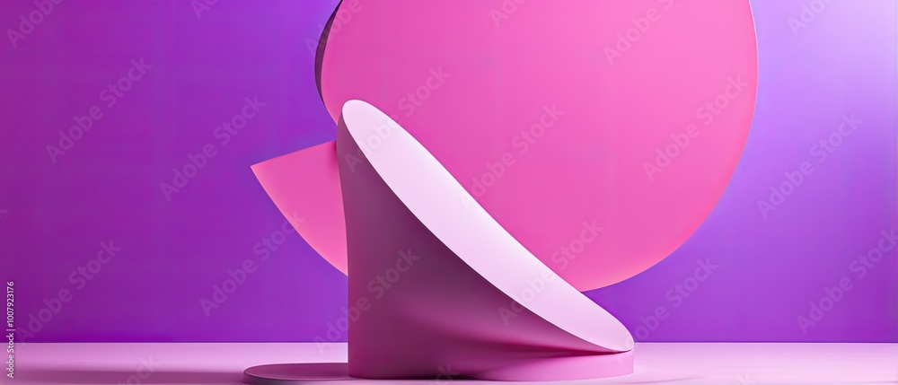 Abstract Pink and Purple Shapes Abstract Pink and Purple Shapes