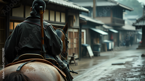 AI image generate Japanese warriors of the feudal era