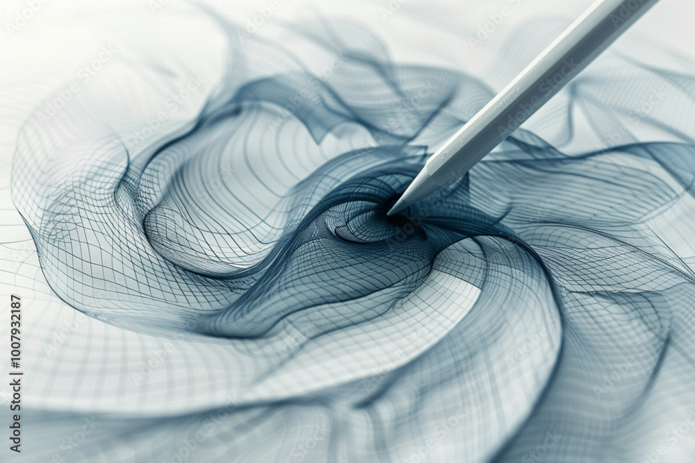 close up of a needle and thread