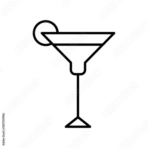 cosmopolitan line icon