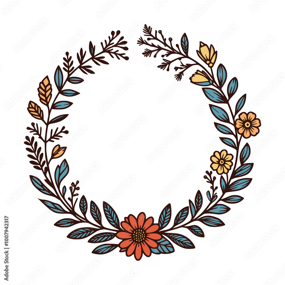 rustic floral wreath rustic floral wreath