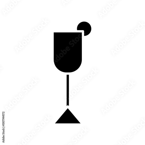 aperol spritz glyph icon