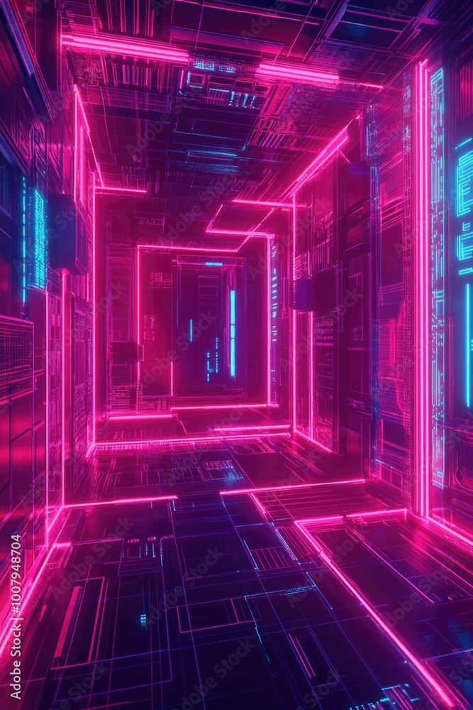 Neon Lit Room Neon Lit Room