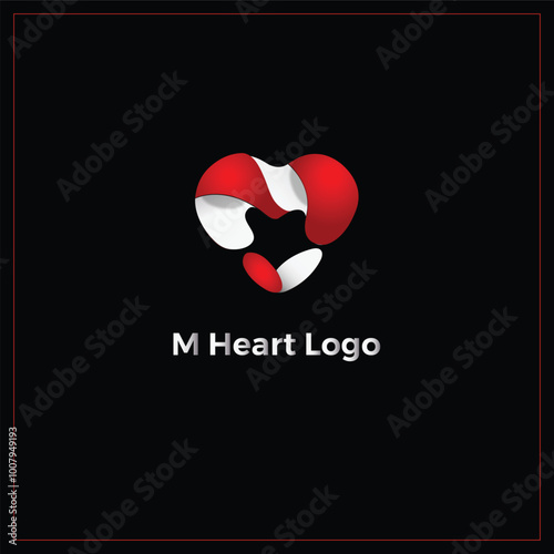 M Heart Logo For companies and organizations 