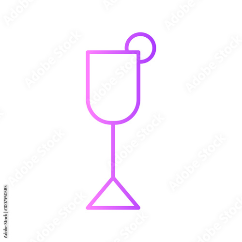 aperol spritz gradient icon