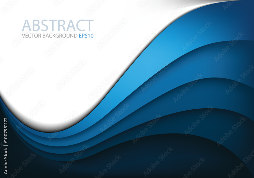 Obraz premium graphic vector curve line overlap background for text and message design 
