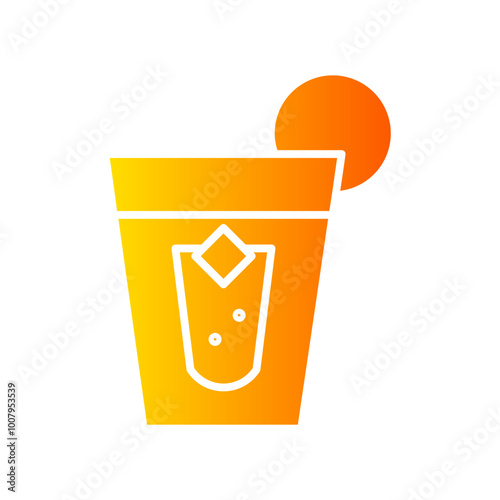 whiskey gradient icon