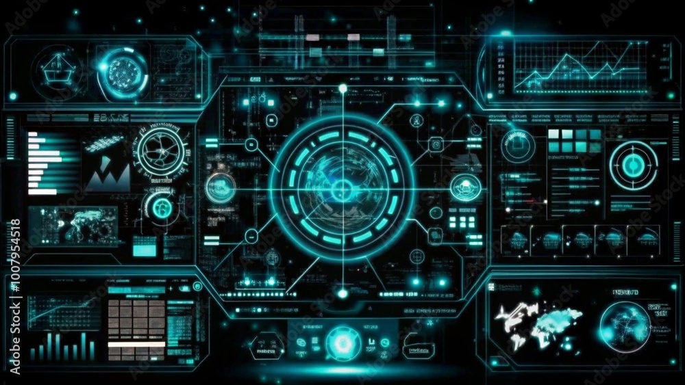 Fototapeta premium footage technology