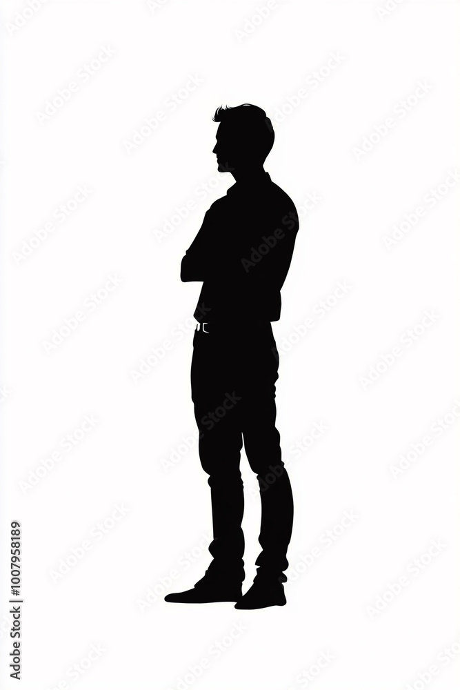 silhouette of a person, relax, isolated on white silhouette of a person, relax, isolated on white
