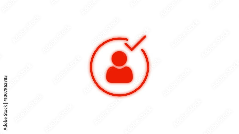 checked user profile account approved icon checked user profile account approved icon