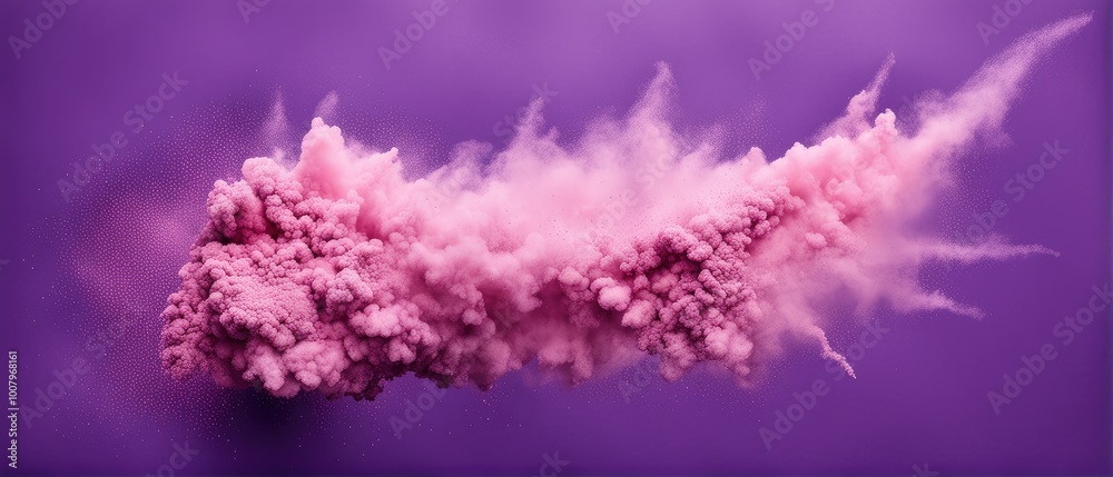 Fototapeta premium Abstract Pink Cloud