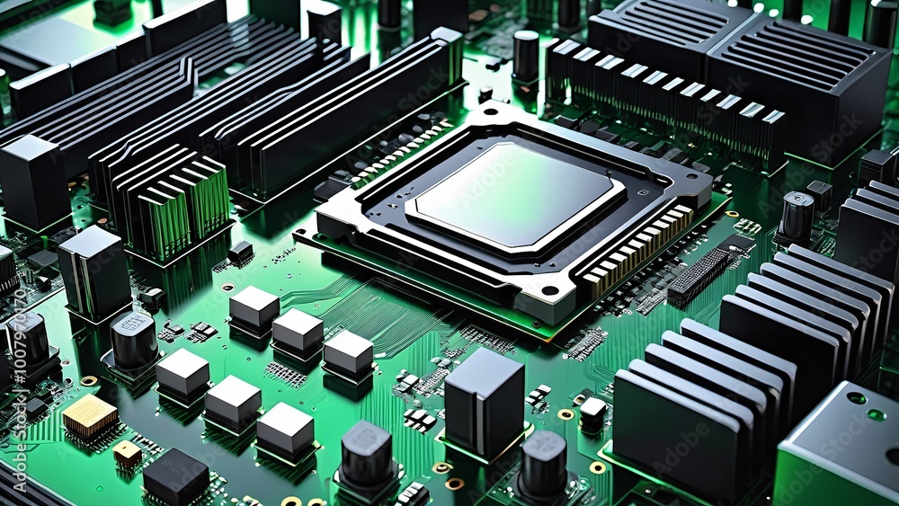 Fototapeta premium electronic circuit board