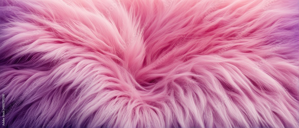 Obraz premium Soft Pink and Purple Fur Texture