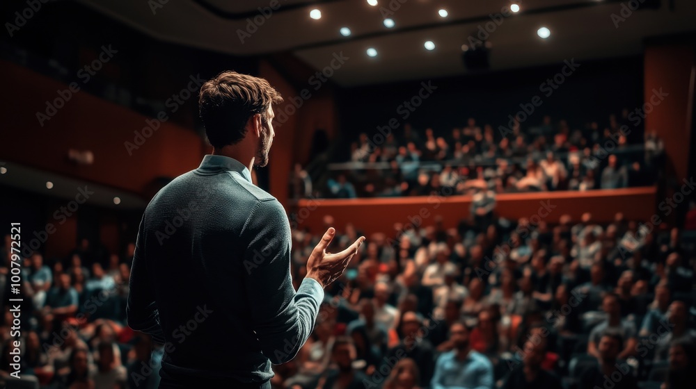 Engaging Speaker Motivating Captivated Audience Engaging Speaker Motivating Captivated Audience