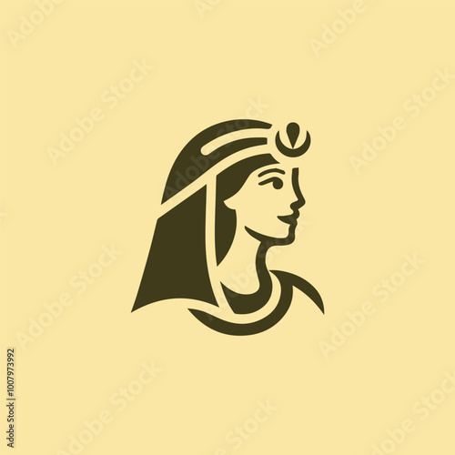 Egypt goddess logo