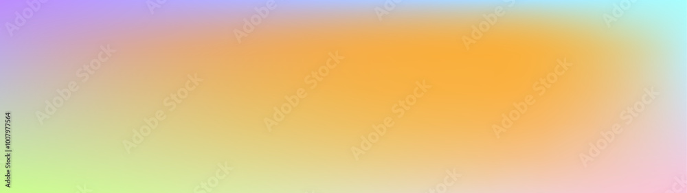 Obraz premium Holographic gradient textured background. Noisy light rainbow gradation. Soft colors grainy foil. Abstract blurred fluid wallpaper. Futuristic holographic backdrop with gradient mesh.