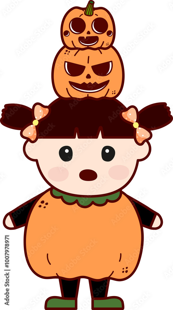 Obraz premium Halloween Costume Kids Character Party 