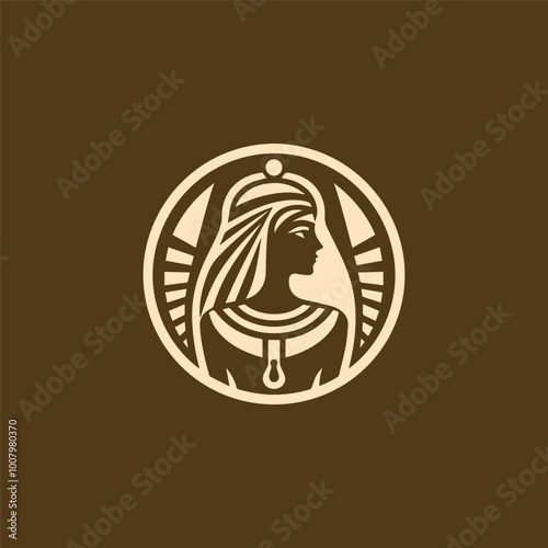 Egypt goddess logo