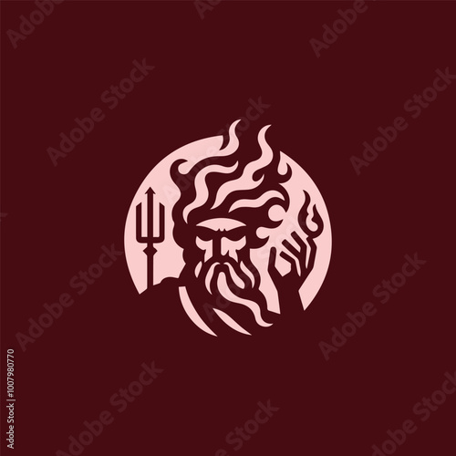 Hades god logo