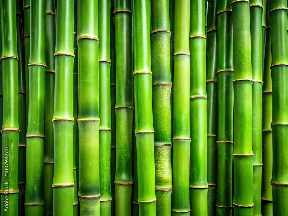 Beautiful close-up texture of fresh green bamboo sticks showcasing nature's intricate patterns Beautiful close-up texture of fresh green bamboo sticks showcasing nature's intricate patterns