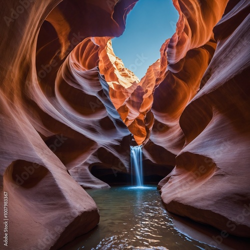 Explore the breathtaking beauty of Antelope Canyon, Arizona – a natural wonder carved by time and water. 