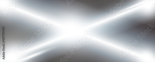 Silver foil background with mirror texture. Metal chrome glossy surface. Glass sheen gradient with glare on stainless material. Aluminium and platinum vector smooth gradation