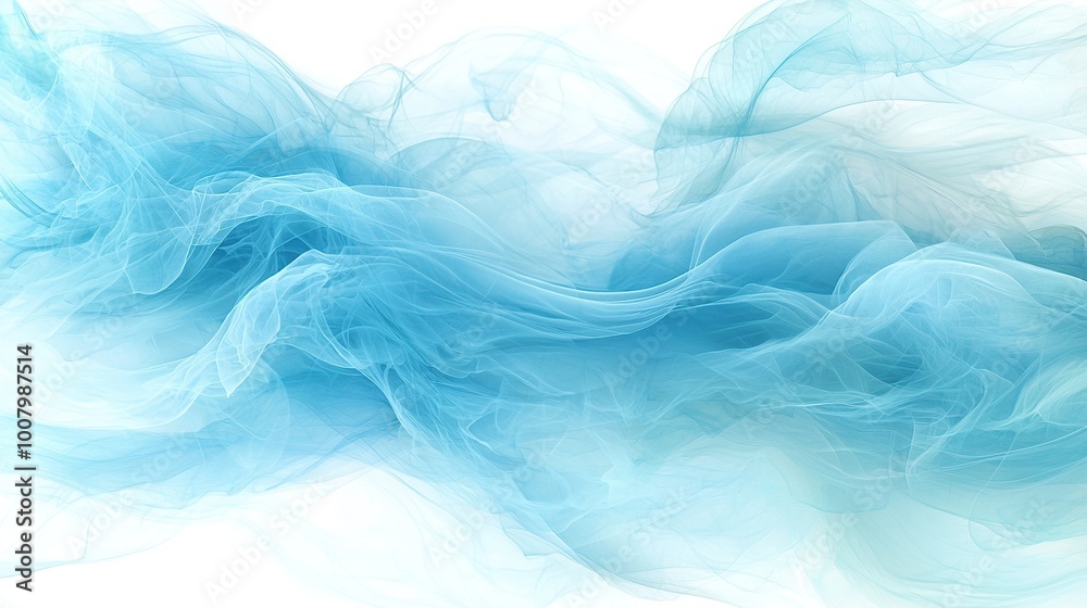 Abstract blue smoke waves background, airy and light. Abstract blue smoke waves background, airy and light.