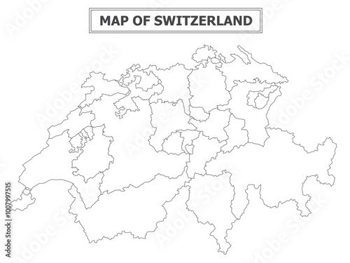 European Country Geography Political map. Political map of country with capital, province or state capital, major cities and town.