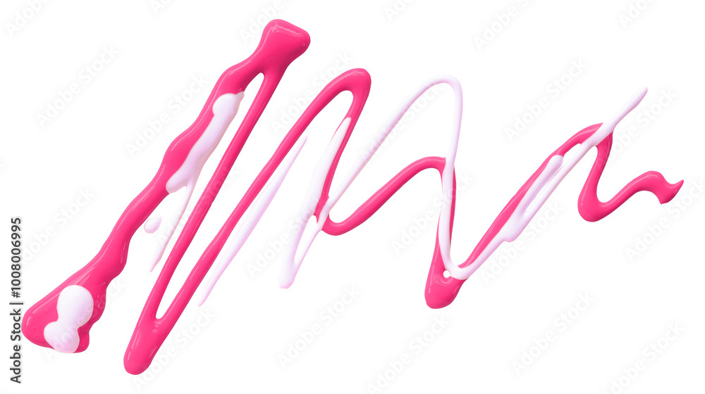 pink watercolor drop zigzag isolated on transparent background pink watercolor drop zigzag isolated on transparent background