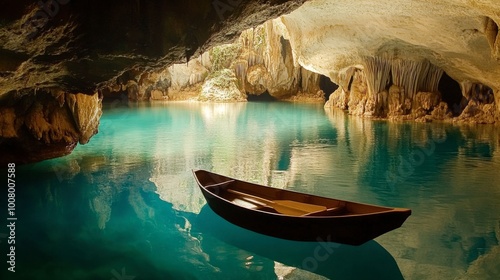 The tranquil beauty of the limestone caves at Tham Kra Saeng, inviting exploration. photo