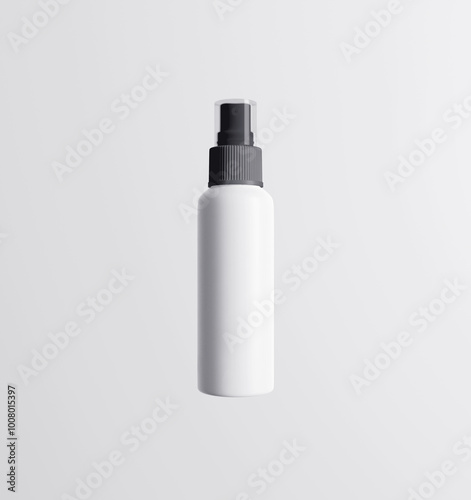 3d render floatimockup, template, realistic, 3d, product, promo, promotion, presentation, brand, branding, photography, render, perfumery, essence, spray, glass, beauty, beauty cang white spray bottle