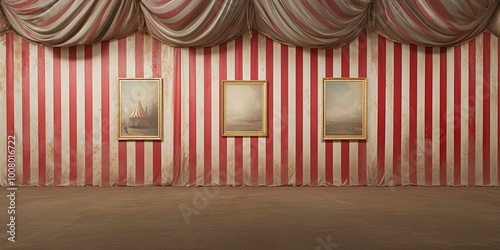 A decorative interior featu...
