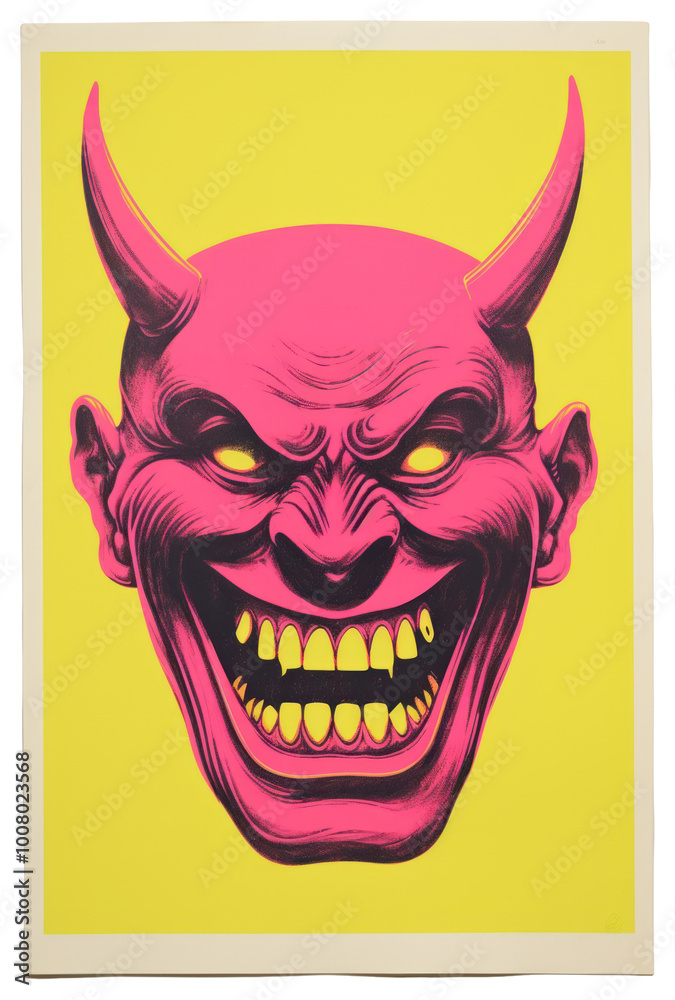Obraz premium PNG Satan illustrated drawing person.