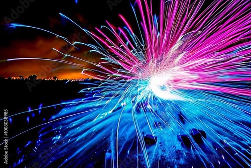  slow shutter fireworks fireworks captured with a slow shutter s photo