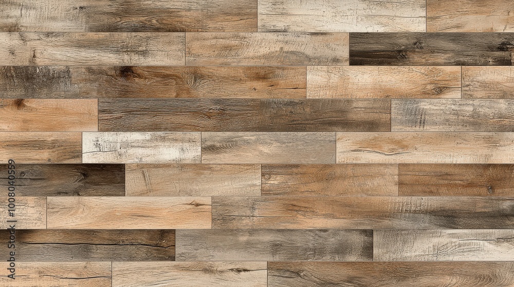 A wood-look tile showcasing natural grain patterns, offering the warmth of wood combined with the durability and low maintenance of tile, perfect for any interior space. A wood-look tile showcasing natural grain patterns, offering the warmth of wood combined with the durability and low maintenance of tile, perfect for any interior space.
