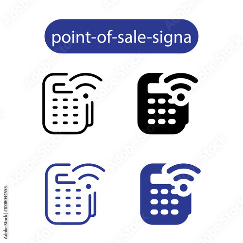 remote control pont of sale sign icon for your website, mobile, presentation, and logo design on white background.

